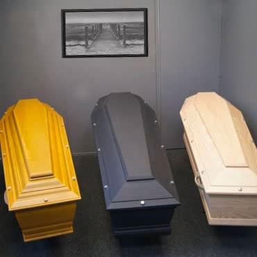Exposition des cercueils