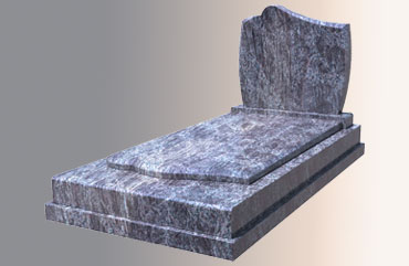 Monuments funéraires granit Bahama blue