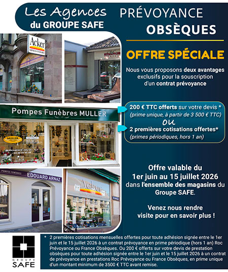 Les Agences du Groupe SAFE